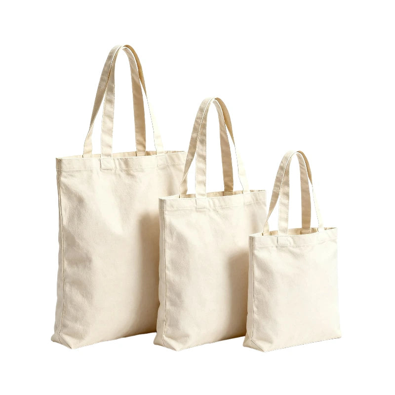Custom Basic Cotton Tote Bags With Logo