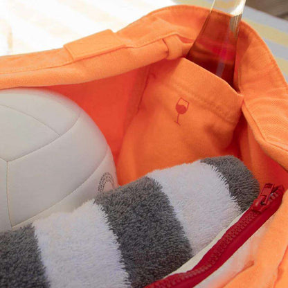 Canvas Printed Tote Bags - Orange