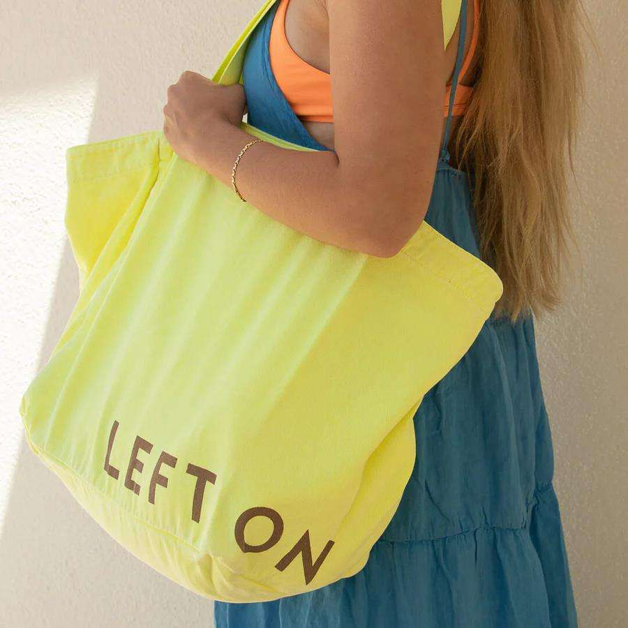 Canvas Printed Tote Bags - Yellow